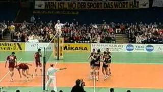 Noliko Maaseik  Sisley Treviso  semi final  European Cup Champions  final 4 1996  1997 [upl. by Notlaw]