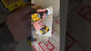 diy construction dewalt milwaukee contractor homeimprovement drill carpenter carpentry [upl. by Ayotak]