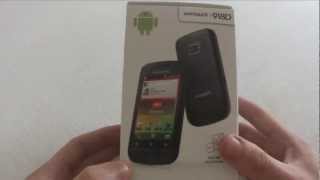 Unboxing  Alcatel OneTouch 918D [upl. by Aicirtap]