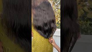 V shaped haircut ✂️hairstyle youtubeshorts shortvideo 💫✨🌈hairtreatment [upl. by Nwahsid48]