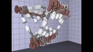 Mechanics of the piston action inside a Deltic engine [upl. by Htidirem]