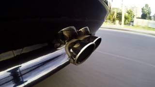 Supersprint Race mufflers  custom xpipe BMW e38 750Li [upl. by Fawnia]