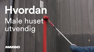 Hvordan male huset utvendig [upl. by Dobson]