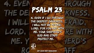 Holy Bible Psalm 23 Good News Translation Audio [upl. by Eeryn944]