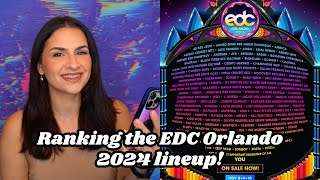 Ranking the EDC Orlando Lineup by Genre 🎶 [upl. by Melleta964]