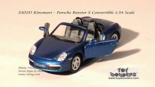 5302DKinsmartPorscheBoxsterSConvertible134DiecastWholesalempg [upl. by Gagnon909]