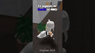 Yo siendo SHERIFF en MM2 ROBLOX 🔫😔 shorts roblox [upl. by Aeresed993]