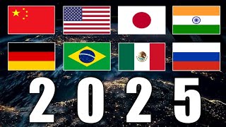 As Maiores Economias do Mundo para 2025  PIB PPC  Projeções do FMI [upl. by Peper409]