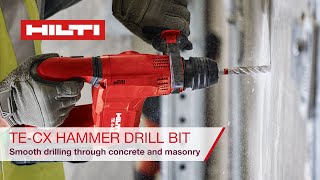 Hilti TECX 5 SDS Plus Hammer Drill Bit  Features and Benefits [upl. by Roux]