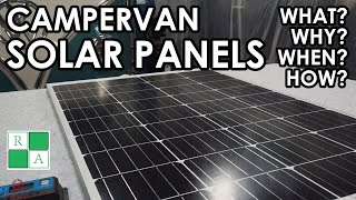 Beginners guide to Campervan Solar Panels  Which one is right for you [upl. by Naujet]