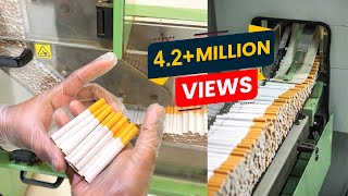 How Cigarettes are Manufactured  Start to Finish  Cigarette Manufacturing [upl. by Adlee921]