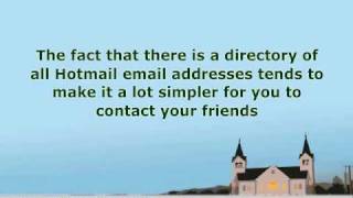 Finding a Long Lost Friend through Hotmail Email Address Directory [upl. by Nauht]