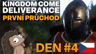 Kingdom Come Deliverance  První průchod  Den 4  Honzaj  Gameplay CZ [upl. by Alimhaj]