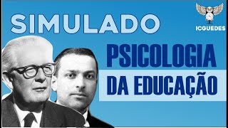 SIMULADO Psicologia da Educação – Questões de concursos comentadas [upl. by Eellac]