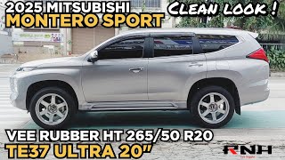 2025 Mitsubishi Montero Sport  TE37 Ultra 20quot  Vee Rubber HT 26550 R20  RNH Tire Supply [upl. by Ilke]