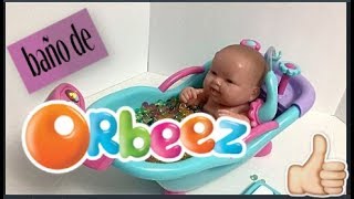 Bebe en Baño de Bolitas ORBEEZ  BABY IN ORBEEZ BATH EN ESPAÑOL [upl. by Frager616]