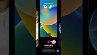 Como Apagar o PAPEL DE PAREDE no IPHONE iphone ios shortsyoutube [upl. by Pickford]