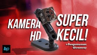 KAMERA UNIK MATAMATA SUPER KECIL Full HD SQ8 Mini Camera Unboxing amp Review INDONESIA  Buka paket [upl. by Rhyne633]