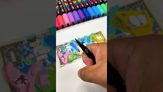 Drawing DoodleBob Erasing SpongeBob 💵✍🏼 spongebob [upl. by Hyacinthe]