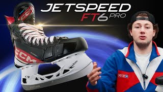 CCM JetSpeed FT6 Pro Skate First Impression amp Review [upl. by Aimahc]