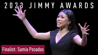 2023 Jimmy Awards Solo Performance  Samia Posadas [upl. by Eppillihp]