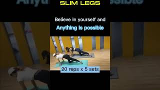 How to get slim legsyoutubeshorts slimlegsworkout [upl. by Sulakcin623]