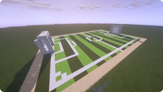 Minecraft football field Timelapse Shorts [upl. by Michiko314]