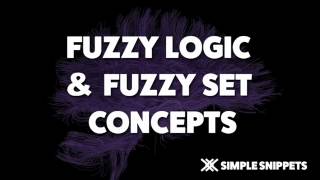 Fuzzy Logic Tutorials  Introduction to Fuzzy Logic Fuzzy Sets amp Fuzzy Set Operations [upl. by Apilef]