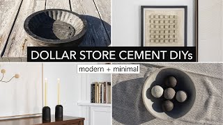 Modern Cement DIY Ideas Using Dollar Store Items [upl. by Schick293]