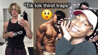 Rating Tik tok thirst traps because Im bored😉 viral thirsttrap larrivlogs [upl. by Laforge]