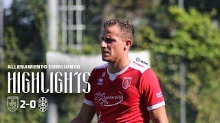 Allenamento congiunto  Jesina  Cluentina 20 sintesi highlights amichevole [upl. by Yenhpad791]