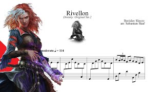 Rivellon  Divinity Original Sin 2 Piano cover [upl. by Kerk251]