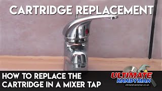 How to replace the cartridge in a mixer tap [upl. by Ahsiuqet]