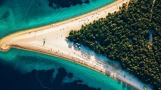 La più bella della Croazia il Corno Doro Zlatni rat  Bol beach [upl. by Arianna]