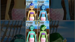 Mermaid Transformation insideout animation viralvideos tiktok trending mermaid [upl. by Eilata858]