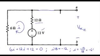 dc Thevenin Equivalent Example 1 [upl. by Drofxer]