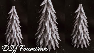 Just 1 Sheet Foamiran to make a Mini Christmas Tree  How to make Christmas Tree [upl. by Caitlin]