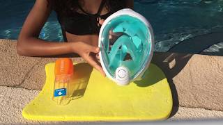 Tutorial EasyBreath Full Face Snorkel Removal [upl. by Icak]