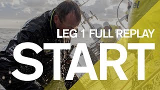 Leg 1 Start in Alicante  Full Replay  Volvo Ocean Race [upl. by Sevart]