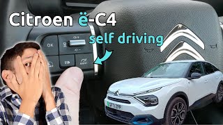 Citroen eC4 self driving Demo of the quotHighway Driver Assistquot semiautonomous driving in UK [upl. by Jevon]