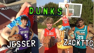 INJURY ALERT GAME OF DUNKS vs JESSER amp ZACKTTG [upl. by Herson901]