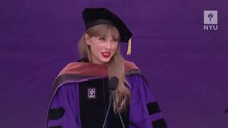 NYUs 2022 Commencement Speaker Taylor Swift Session9 [upl. by Glenn263]