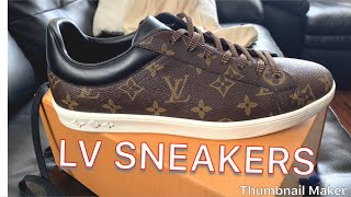 LOUIS VUITTON Sneaker Review  On Feet [upl. by Nunci]