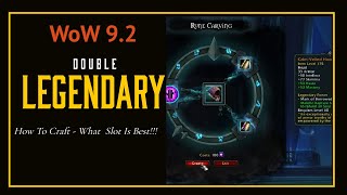 WoW Shadowland 92  Double Legendaries  How to craft what is needed and how they will work [upl. by Isawk658]