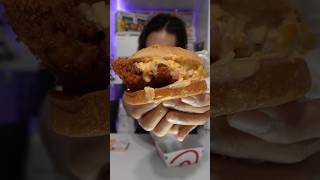 Honey Pepper Pimento Chicken Sandwich is FIRE mukbang foodie foodreview [upl. by Moretta100]