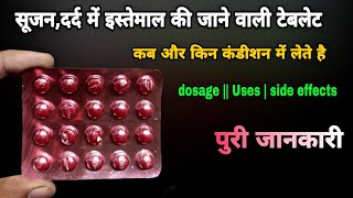 Trypsin Chymotrypsin  chymotas forte in hindi  Chymoral Forte Tablete Uses In Hindi [upl. by Rupert]