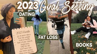 2023 Goal Setting  Weight Loss Dating Books Lifestyle [upl. by Meingolda]