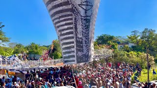 RESGATE DE BALÃO GIGANTE  PIÃO DE 54 MTS SANDU MOSAICO SUBIU DE SP CAIU NO RJ BY R Z L [upl. by Wsan]