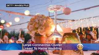 Large Coronavirus Cluster Linked To Maine Wedding [upl. by Enilegnave766]