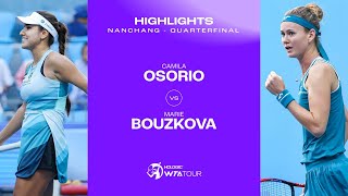 Camila Osorio vs Marie Bouzkova  2023 Nanchang Quarterfinal  WTA Match Highlights [upl. by Gauntlett]